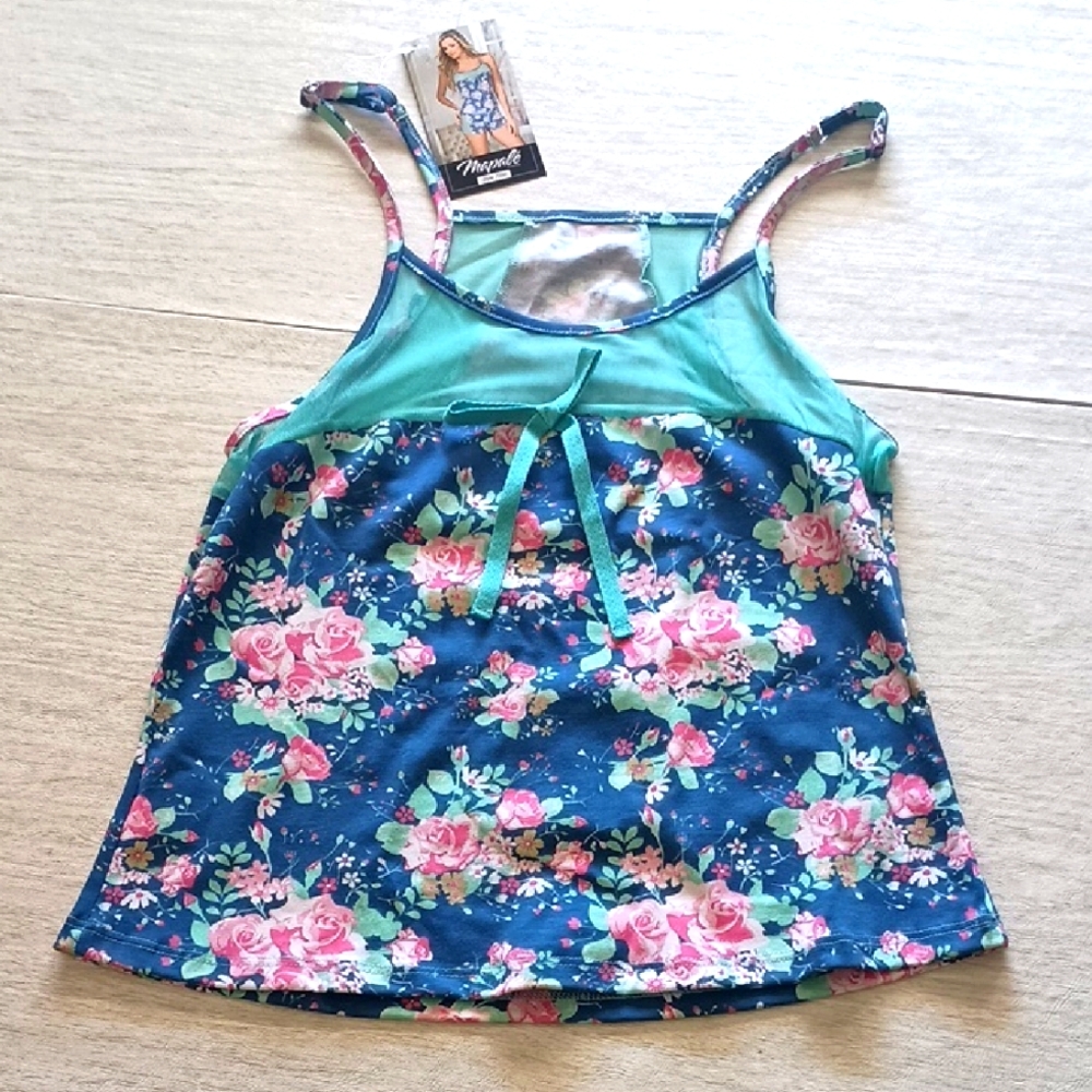 Mapale Tank Top - Blue and Green